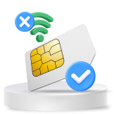 No WiFi required, connects to SIM